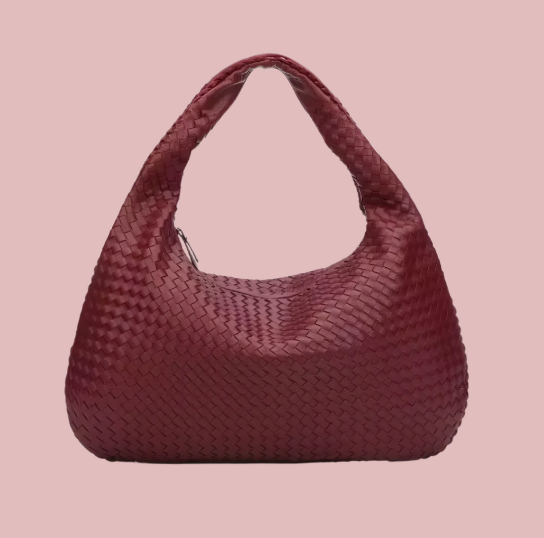 UrbanCarry | Stilvolle Alltagstasche aus Leder Burgunderrot Decorique.de