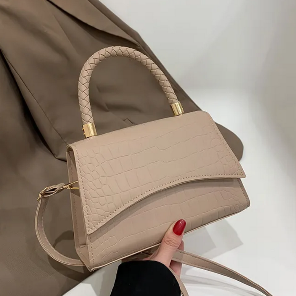 UrbanChic | Handtasche Damen – Zeitloses Design aus PU-Leder Khaki Decorique.de