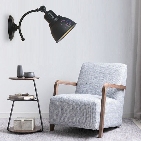 UrbanDome | Wandleuchte – Ein Must-Have für Liebhaber von Industrie-Chic Schwarz Decorique.de