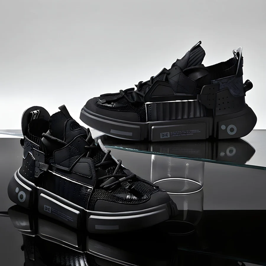 UrbanFit | Modische Streetwear-Sneakers Schwarz Decorique.de
