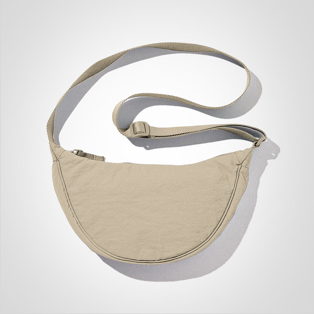 UrbanNylon | Schultertasche – Leicht, Langlebig & Mit mehreren Fächern Beige Decorique.de
