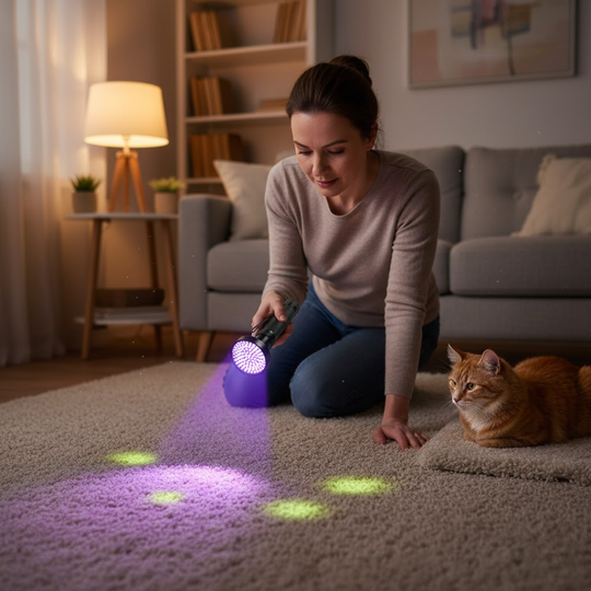UVGuard | UV-Taschenlampe zur Bettwanzen-Erkennung und Fleckenfinder Decorique.de