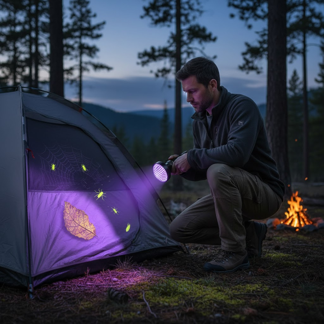 UVGuard | UV-Taschenlampe zur Bettwanzen-Erkennung und Fleckenfinder Decorique.de