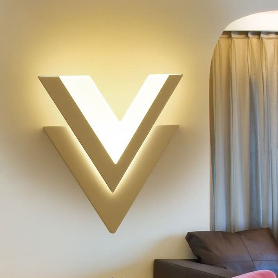 V-Shine | Elegante LED-Wandleuchte Warmes Licht Decorique.de