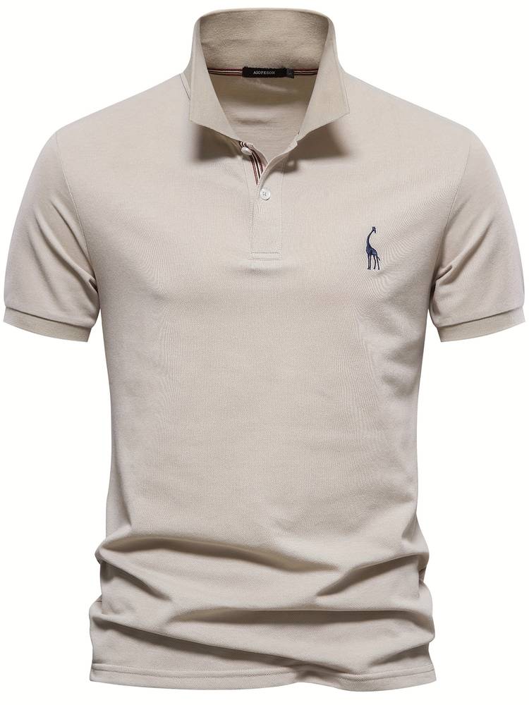 Valdino | Herren-Polo – Stilvoll & Atmungsaktiv für jeden Anlass Beige Decorique.de