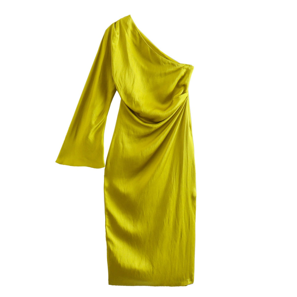 Valencia | Asymmetrisches One-Shoulder Kleid | Damenmode Decorique.de