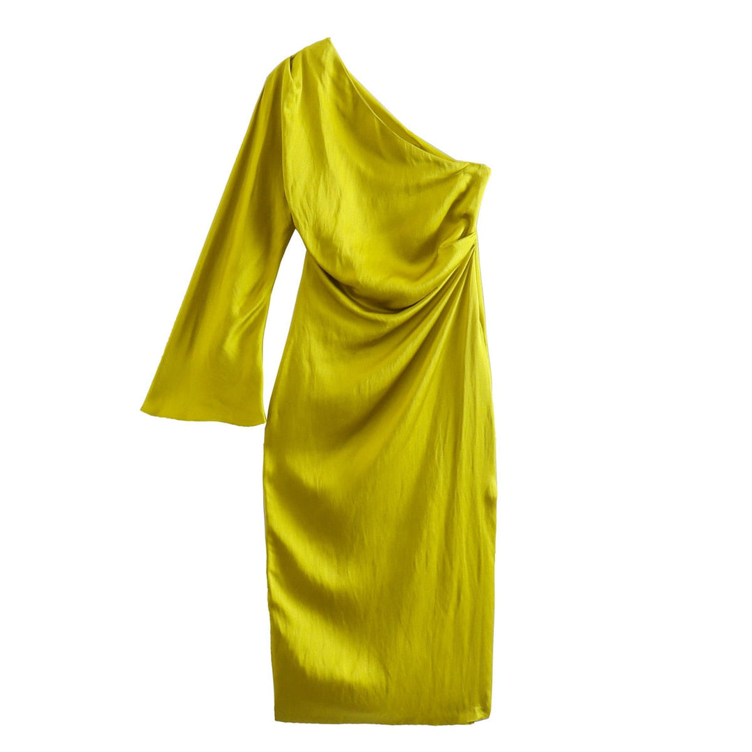 Valencia | Asymmetrisches One-Shoulder Kleid | Damenmode Decorique.de