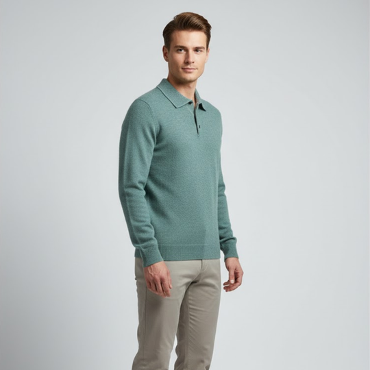 Valerio | Kaschmir Poloshirt – Eleganz in Reinform Decorique.de