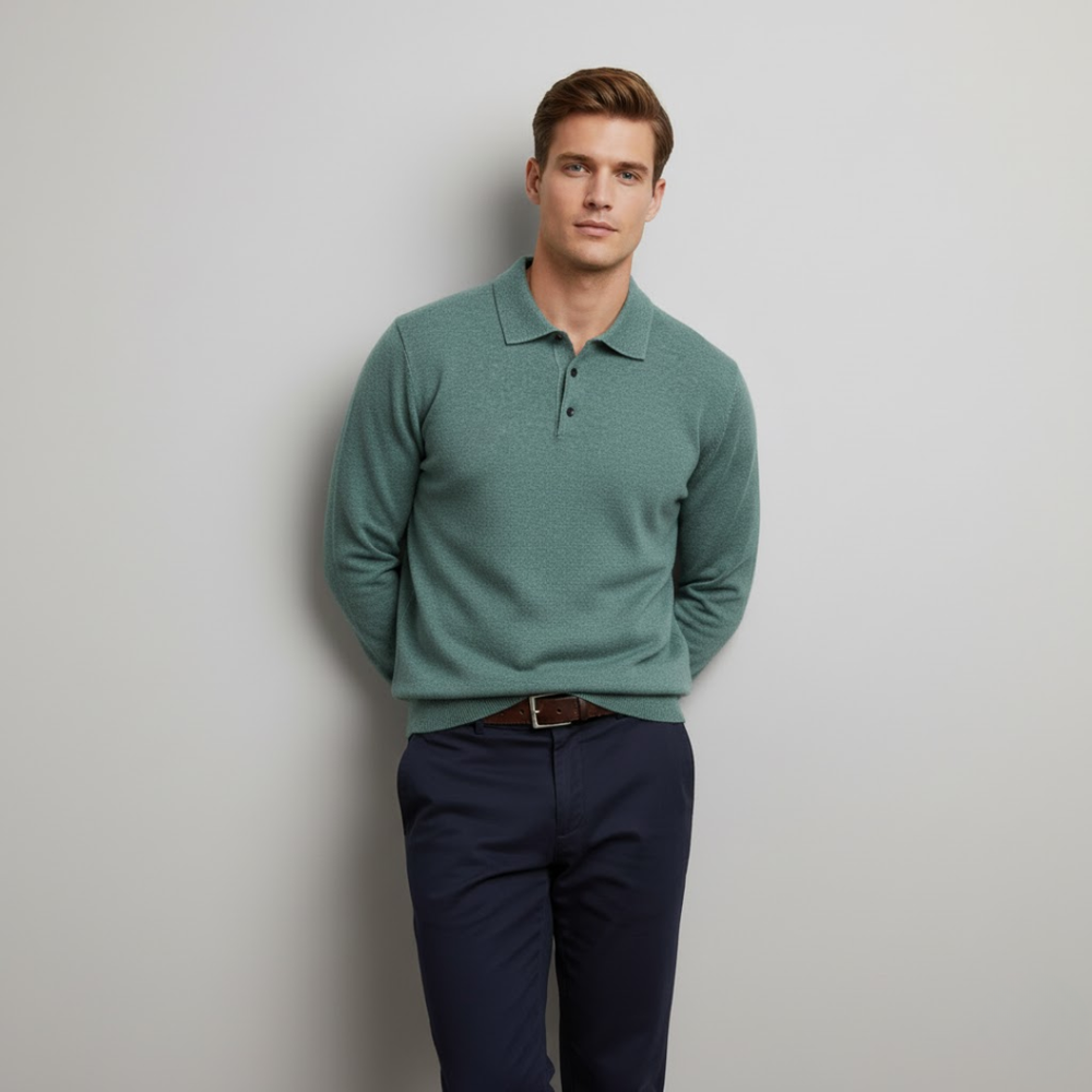 Valerio | Kaschmir Poloshirt – Eleganz in Reinform Decorique.de