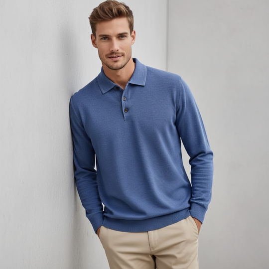 Valerio | Kaschmir Poloshirt – Eleganz in Reinform Decorique.de