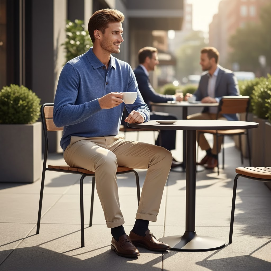 Valerio | Kaschmir Poloshirt – Eleganz in Reinform Decorique.de