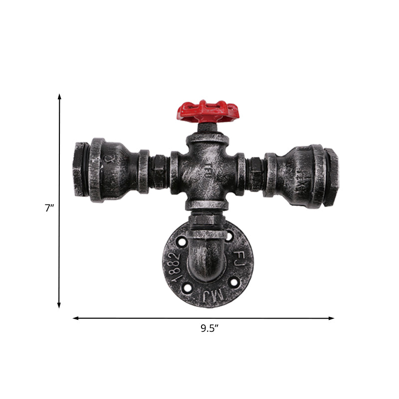 ValveLux | Balkonlampe – Erhältlich als 1- oder 2-Licht-Version in Schwarz Decorique.de