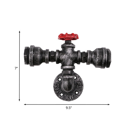 ValveLux | Balkonlampe – Erhältlich als 1- oder 2-Licht-Version in Schwarz Decorique.de