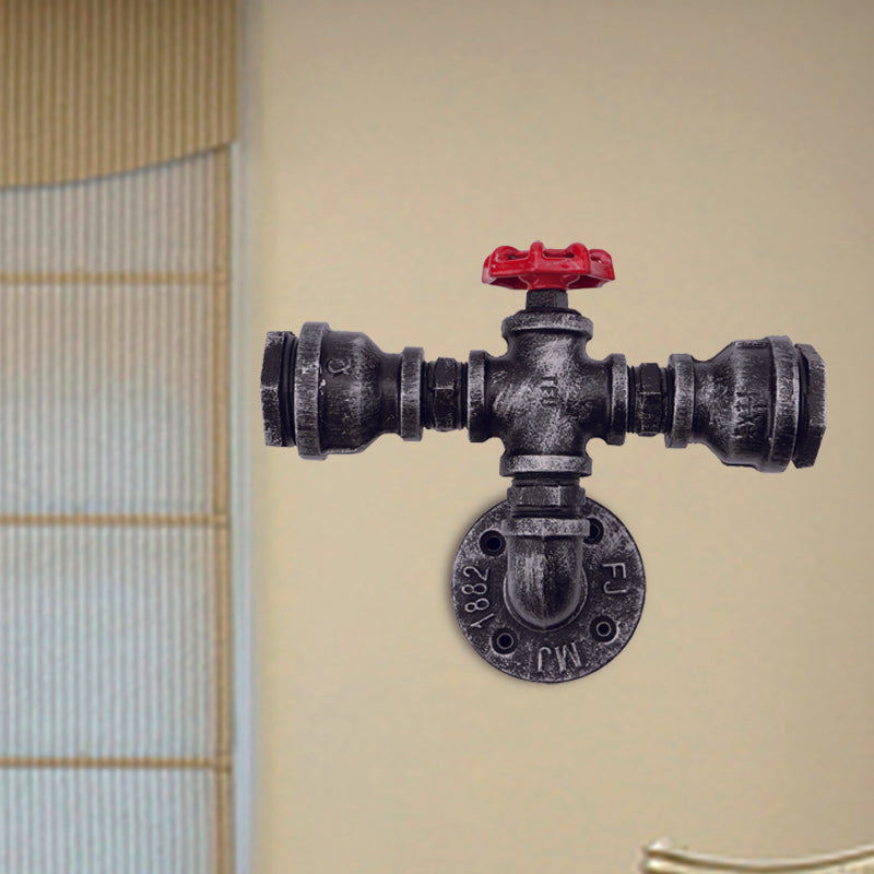 ValveLux | Balkonlampe – Erhältlich als 1- oder 2-Licht-Version in Schwarz 2 Schwarz Decorique.de