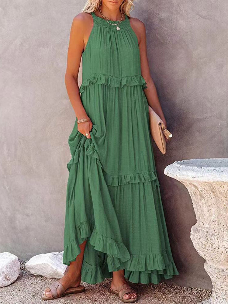 LunaGlam | Elegantes ärmelloses Abendkleid