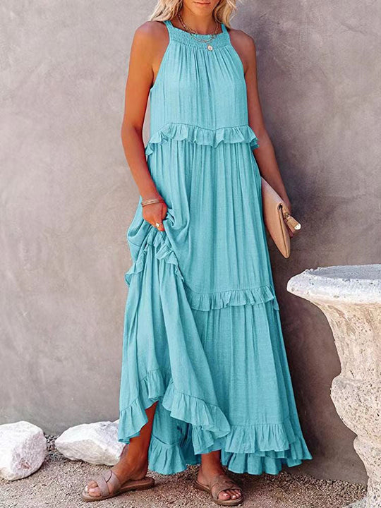LunaGlam | Elegantes ärmelloses Abendkleid