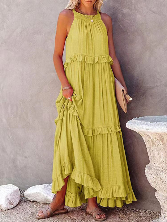 LunaGlam | Elegantes ärmelloses Abendkleid