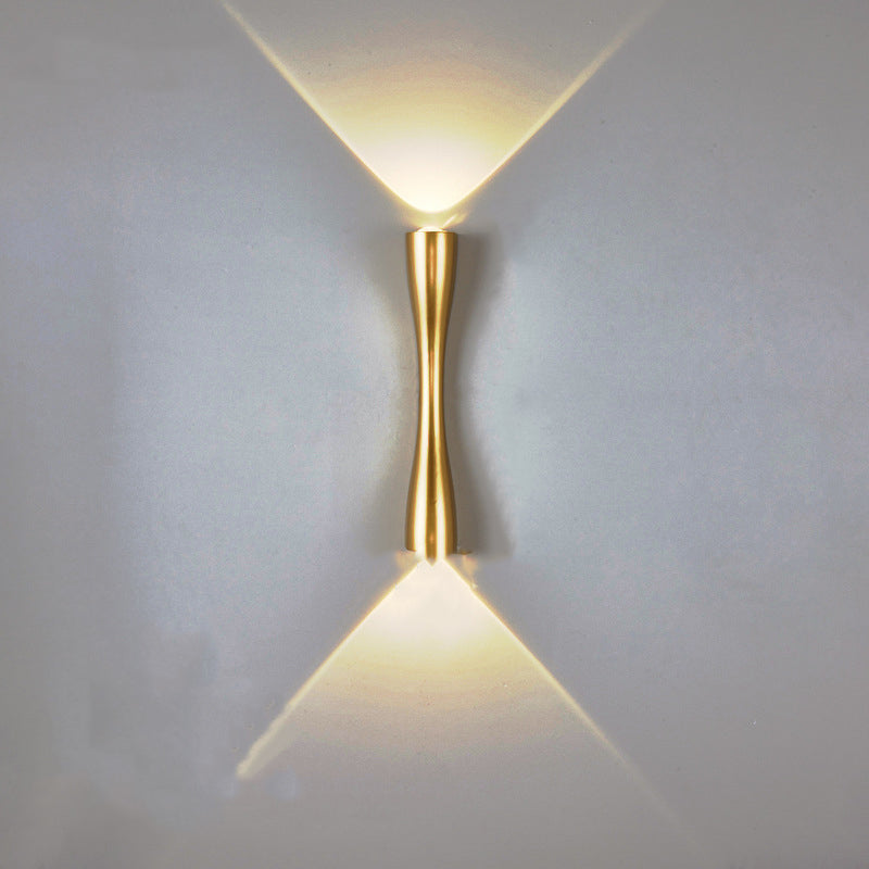 VectorLight | Wandleuchte – Mit 2 Lichtern für eine optimale Beleuchtung 9.45" 24CM Warmweißes Licht (3000K) Gold Decorique.de