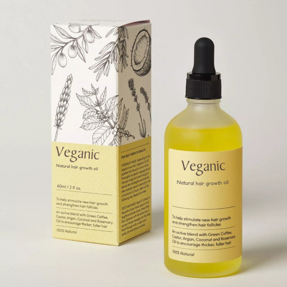 Veganic Glow | 100 % Natürliches Haarwuchsöl Decorique.de