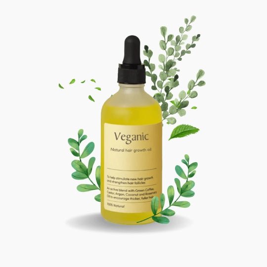 GrowPure | Veganes Haarwachstums- und Kopfhautöl – Volleres Haar