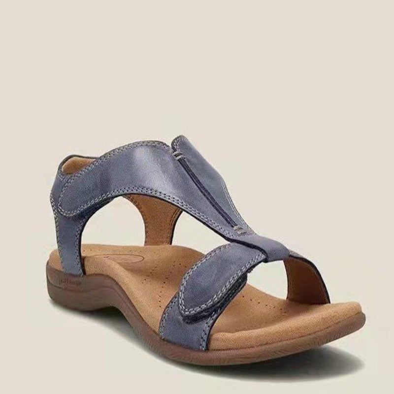 Velinia | Damensandalen – Orthopädischer Halt für jeden Tag Blau Decorique.de
