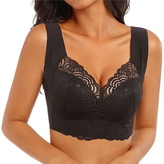 Velmira | Damen-BH – Stützender Push-up-Komfort Schwarz Decorique.de