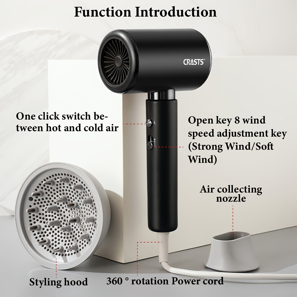 VeloDry | Ionen-Föhn mit Diffusor & Präzisionsdüse Decorique.de