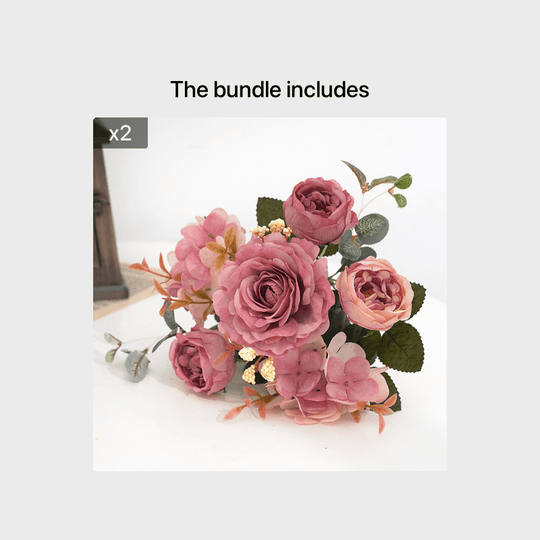 VeloriaRose | Pfingstrosenstrauß künstlich – 6 Köpfe, pflegefrei Decorique.de