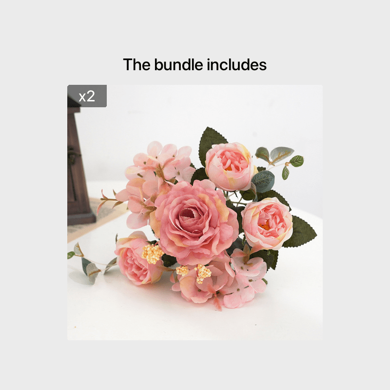 VeloriaRose | Pfingstrosenstrauß künstlich – 6 Köpfe, pflegefrei Decorique.de