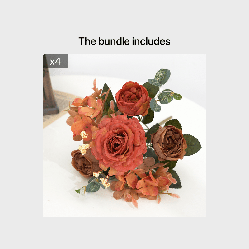 VeloriaRose | Pfingstrosenstrauß künstlich – 6 Köpfe, pflegefrei Decorique.de