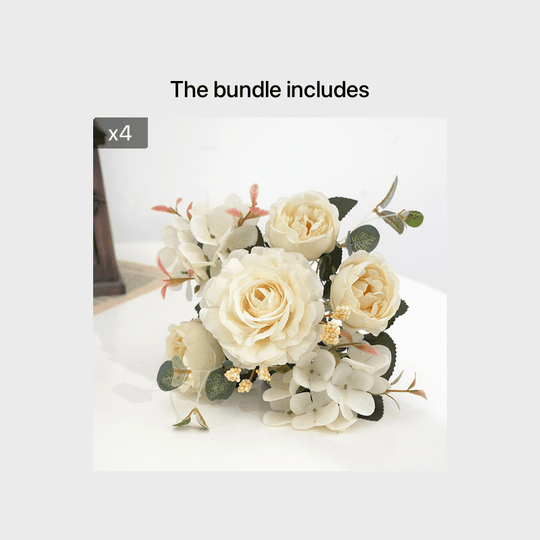 VeloriaRose | Pfingstrosenstrauß künstlich – 6 Köpfe, pflegefrei Decorique.de