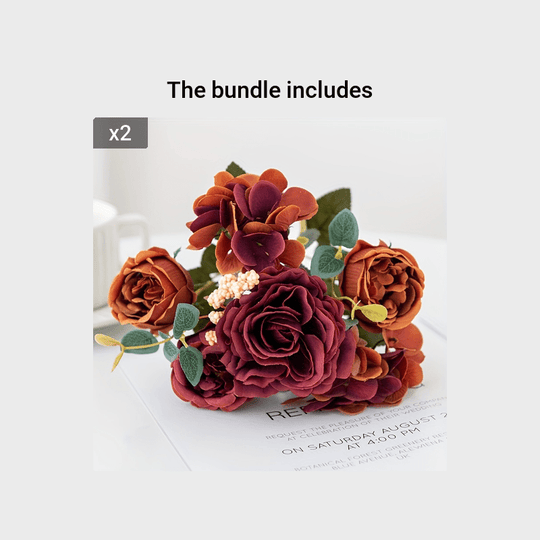 VeloriaRose | Pfingstrosenstrauß künstlich – 6 Köpfe, pflegefrei Decorique.de