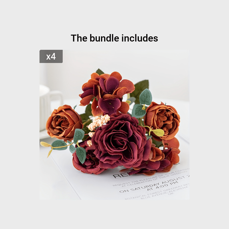 VeloriaRose | Pfingstrosenstrauß künstlich – 6 Köpfe, pflegefrei Decorique.de