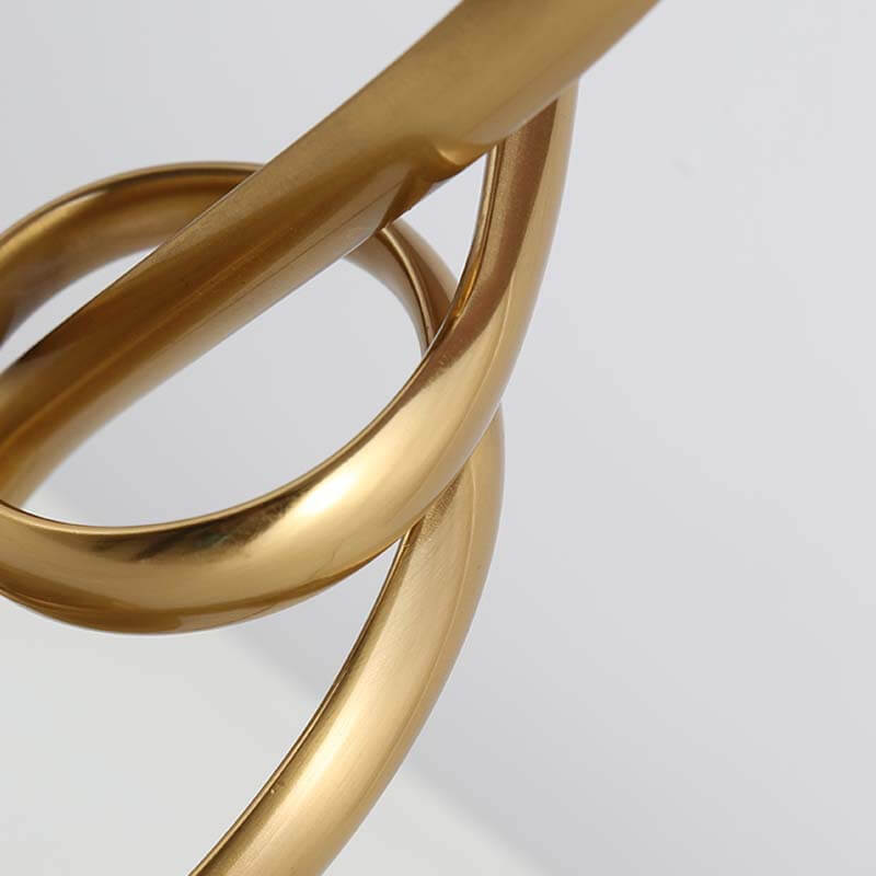 VelvetLoop | Moderne Rote Stoff-Knoten Tischlampe Decorique.de