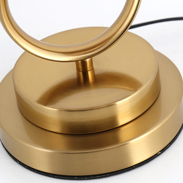 VelvetLoop | Moderne Rote Stoff-Knoten Tischlampe Decorique.de