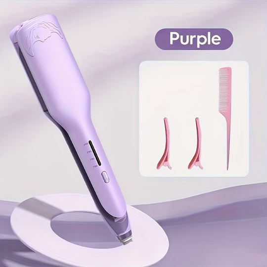 VelvetWave | 2-Barrel Welleneisen für sanfte & tiefe Locken Purple + 3 Accessories Decorique.de