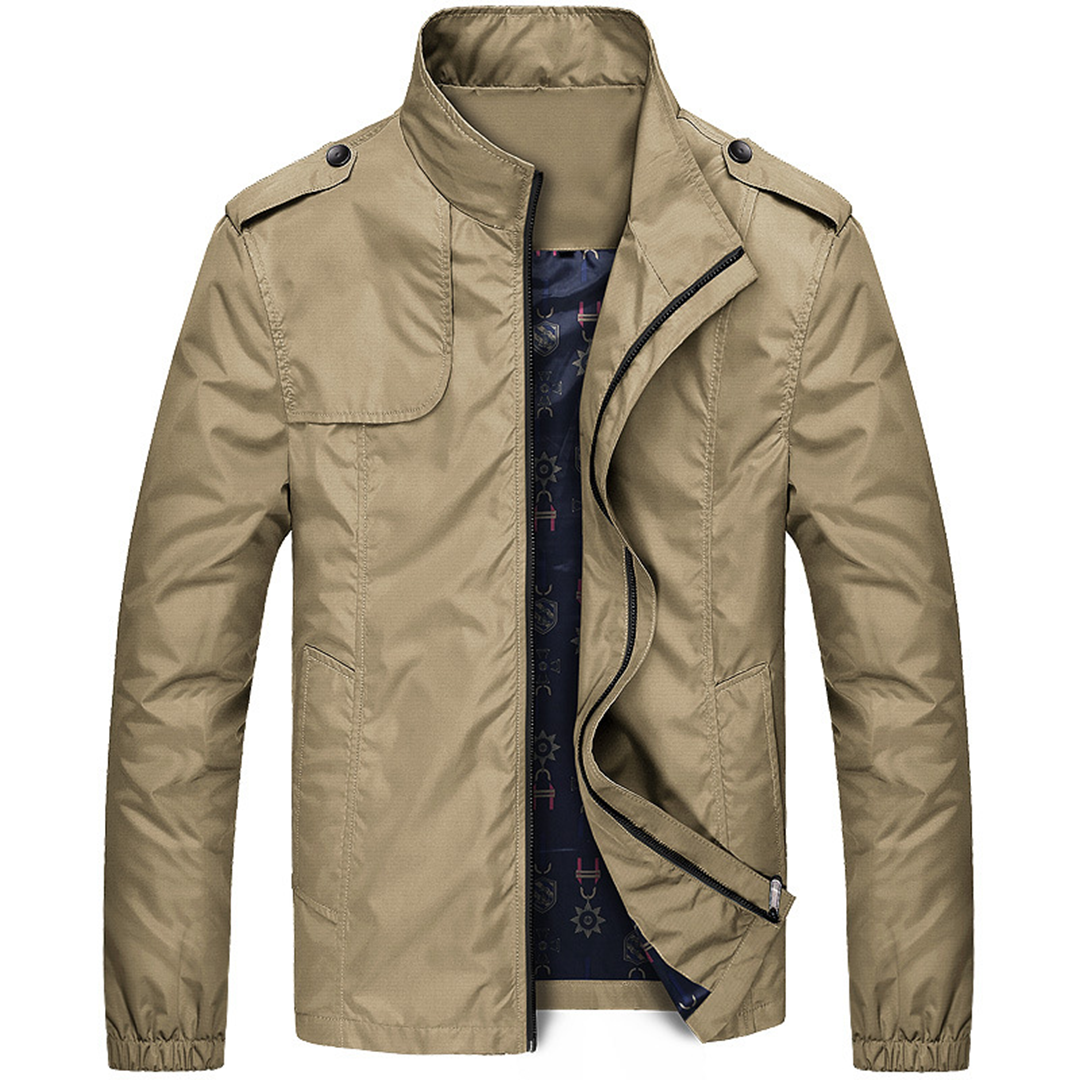 Venturo | Herrenjacke – Leicht, Wasserabweisend & Vielseitig Khaki Decorique.de