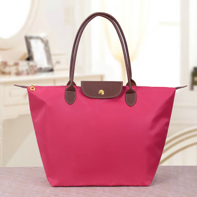 VeraTote | Oxford Schultertasche – Schick & Langlebig Pink Decorique.de