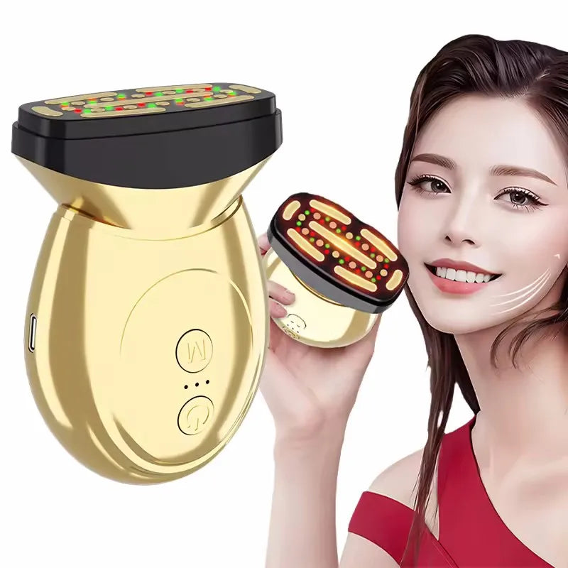 VibeLift | Rote Lichttherapie Gesichts- und Nackenmassagegerät Decorique.de