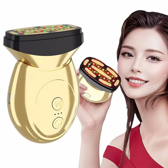 VibeLift | Rote Lichttherapie Gesichts- und Nackenmassagegerät Decorique.de