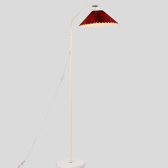 VibeLight | Minimalistische Stoff-Faltenlampe 1-Licht Stehlampe Decorique.de