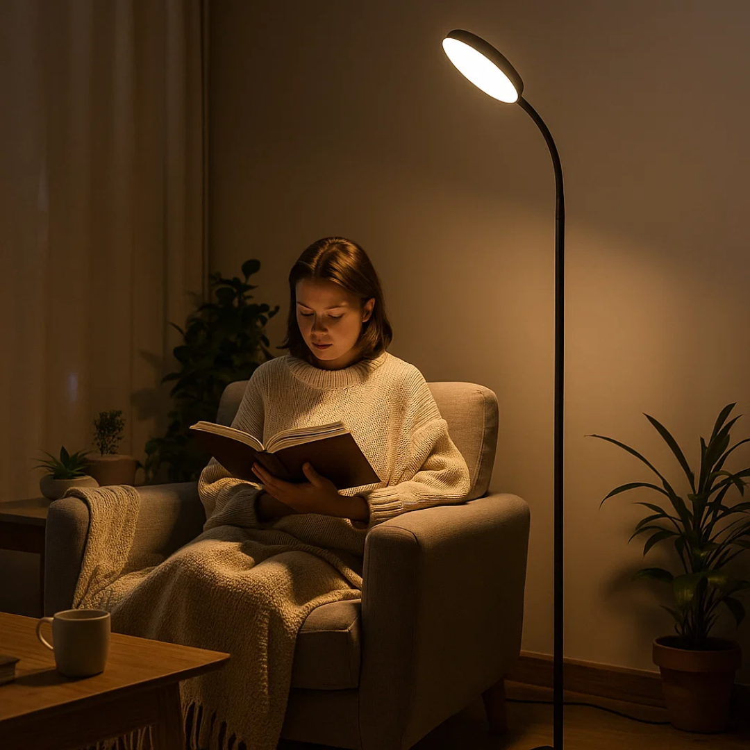 ViewBright | LED-Stehlampe im minimalistischen Design mit warmem Licht Decorique.de