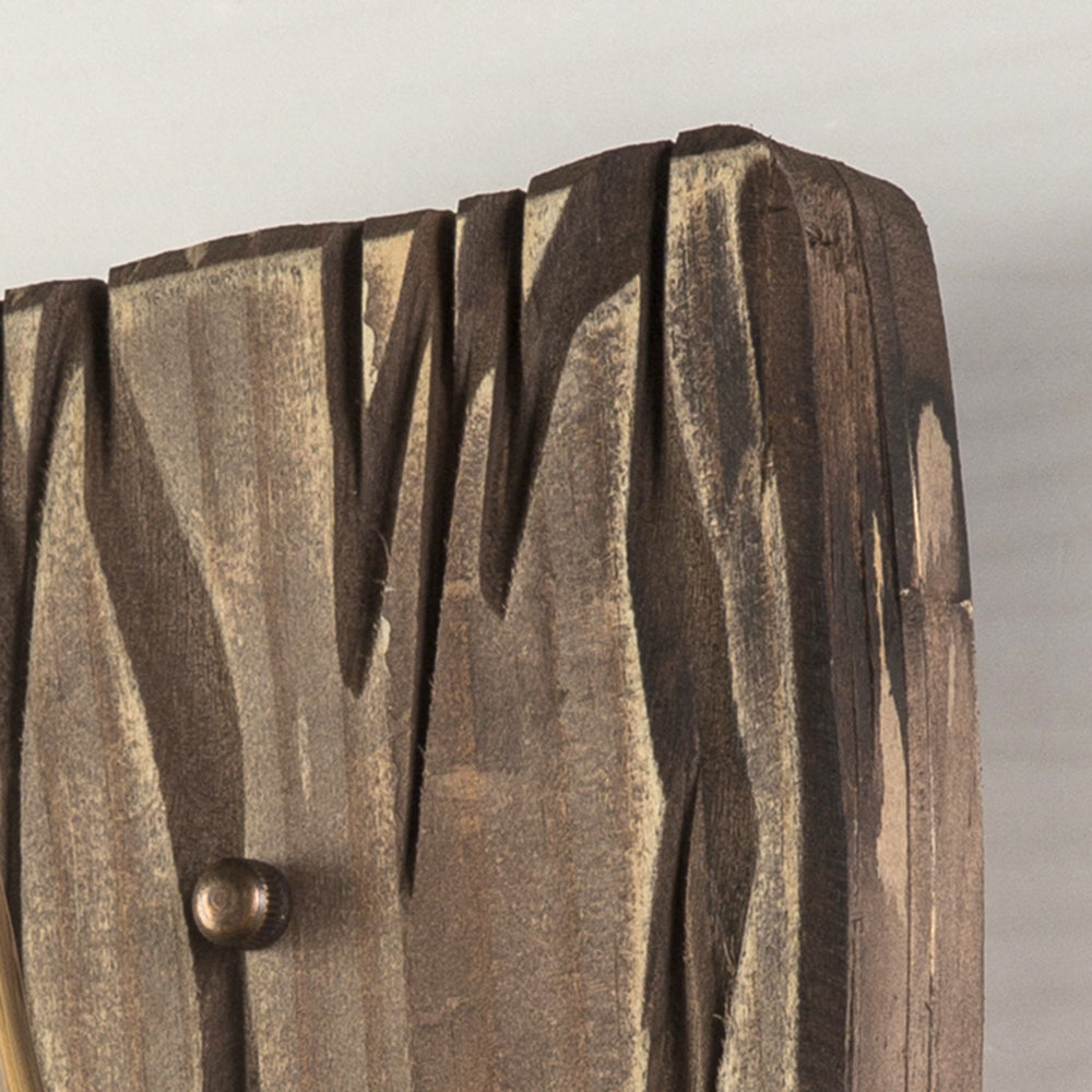 VintageHearth | Klassische Wandleuchte aus Holz Decorique.de