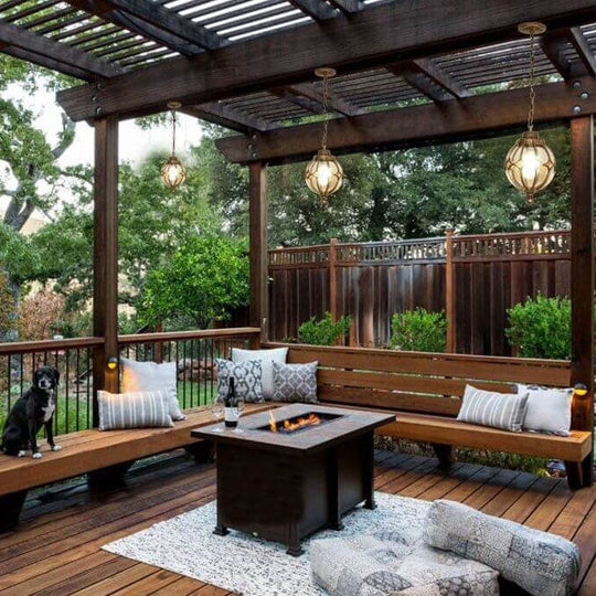 VintaSphere | Wasserdichte Hängelampe für Terrasse & Zaun Decorique.de