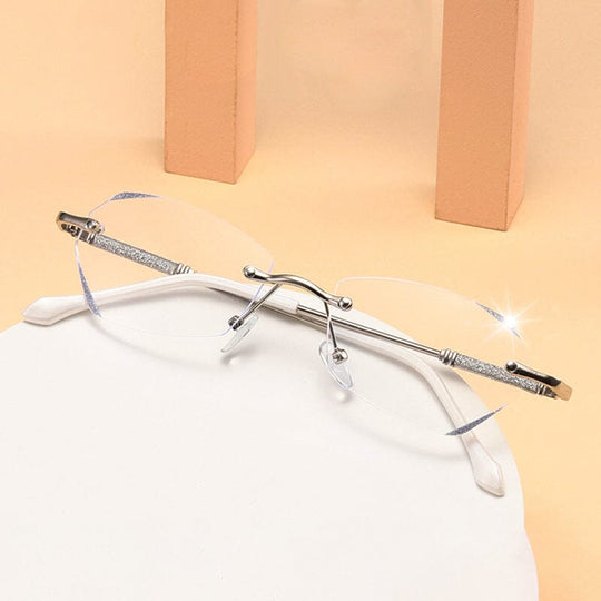 VisionEase | Stilvolle randlose Anti-Blaulicht-Lesebrille Decorique.de