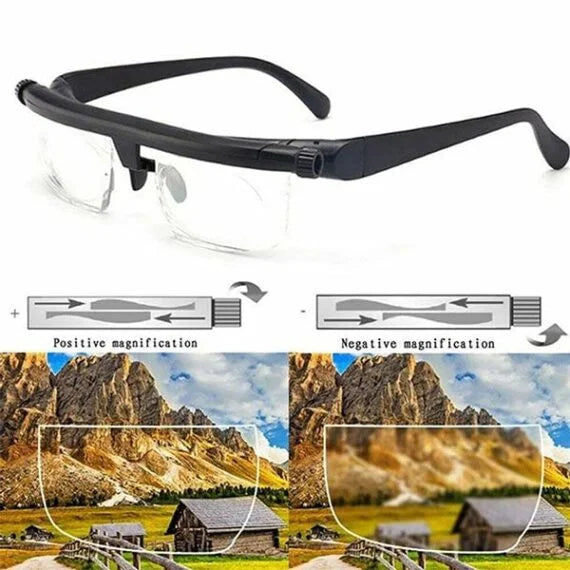 VisionFlex | Verstellbare Lesebrille ohne Rezept für klare Sicht auf jede Entfernung Decorique.de