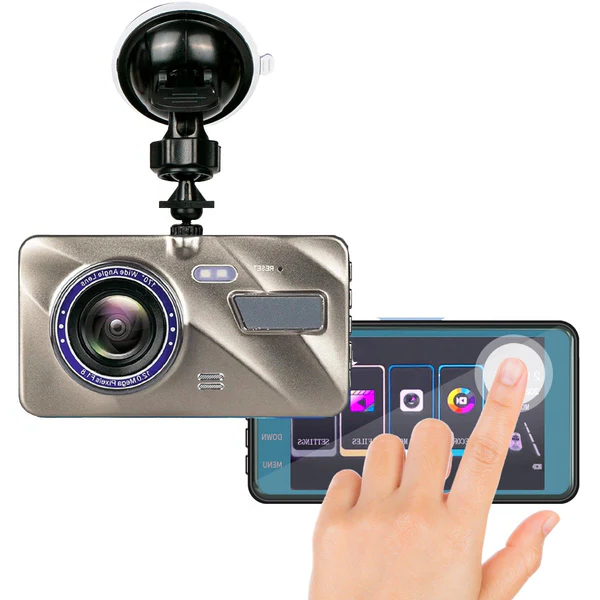 VisionLock | Drahtlose Front- und Rear-Dashcam Dashboard-Kamera für Auto mit Nachtsicht Decorique.de