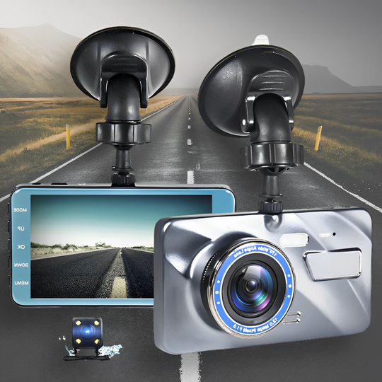 VisionLock | Drahtlose Front- und Rear-Dashcam Dashboard-Kamera für Auto mit Nachtsicht Decorique.de