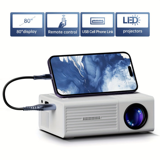 VisionMax | Mini Beamer – 3000 Lumen, Portable & Heimkino Decorique.de