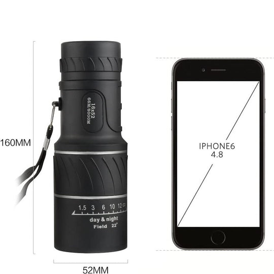 VistaPro | Kompaktes Monokular-Teleskop – 16x Zoom für Outdoor Abenteuer Decorique.de